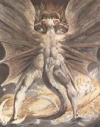 William Blake THe Great Red Dragon and the Woman Clothed in Sun (mk19)